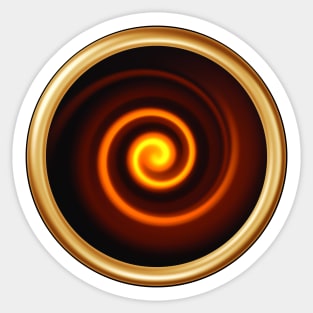 Orange Energy Arc Reactor Sticker